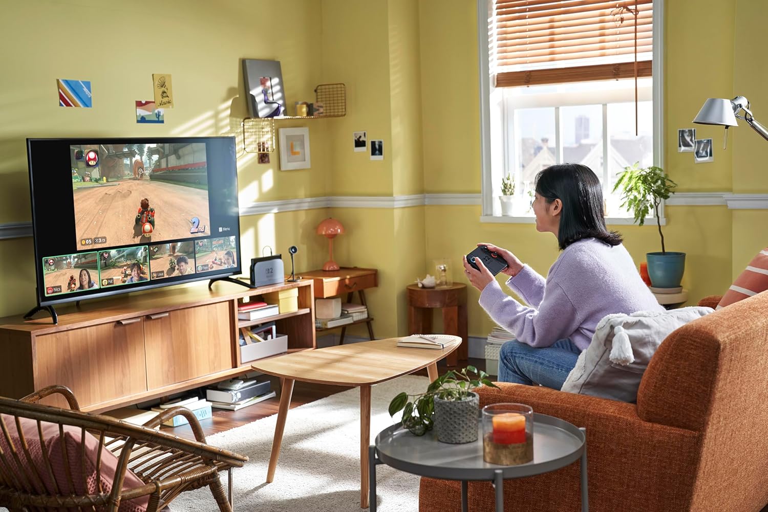 Nintendo Switch 2 en mode dock